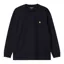 Carhartt WIP L/S Chase T-Shirt - Dark Navy/Gold